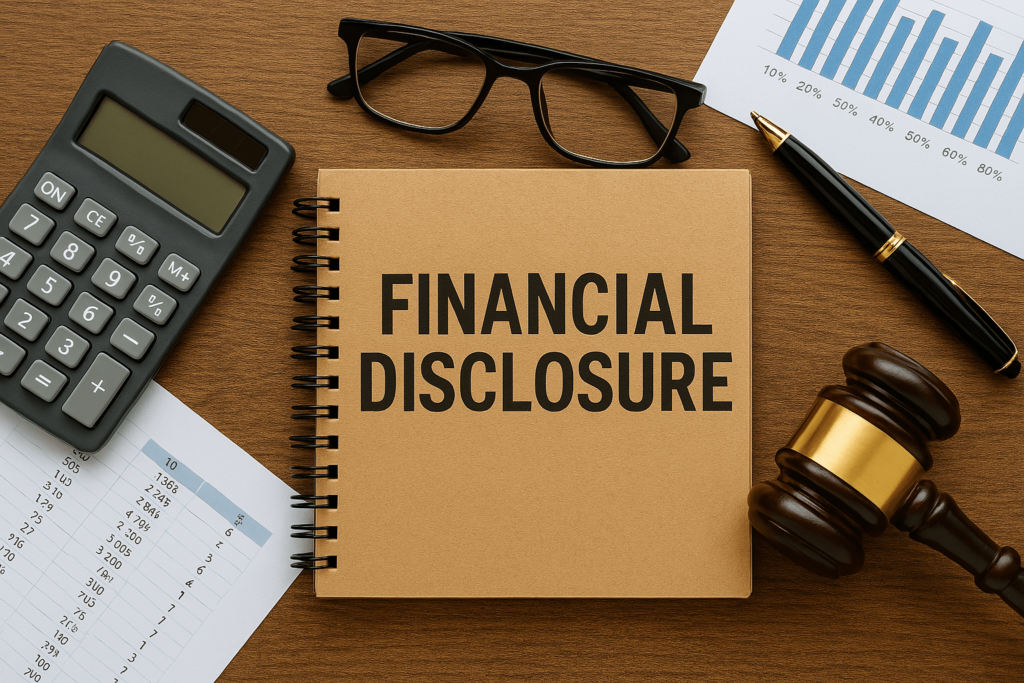 Financial disclosure